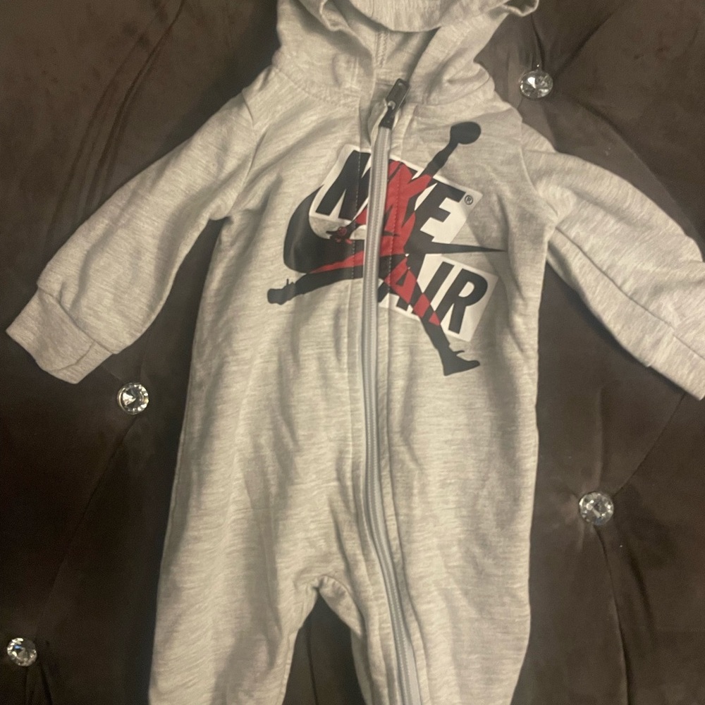 Nike one piece grey